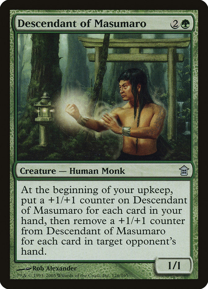 Descendant of Masumaro 126 (Saviors of Kamigawa)  - Foil | Good Games Adelaide SA
