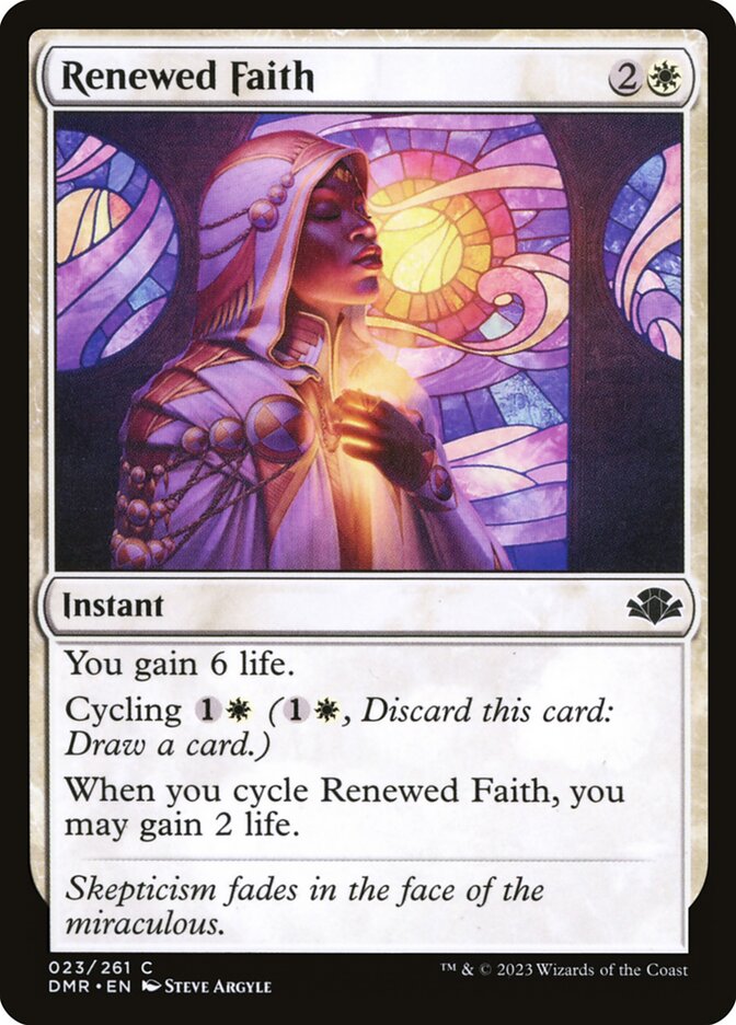 Renewed Faith 23 (Dominaria Remastered)  - Foil | Good Games Adelaide SA