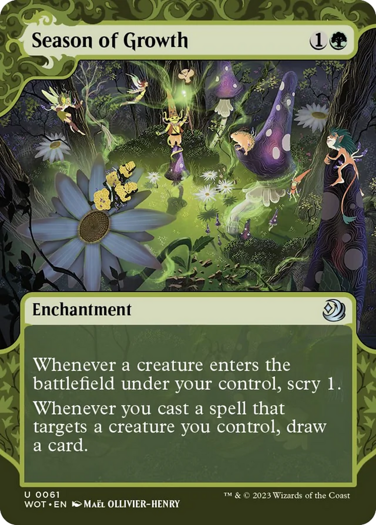 Season of Growth [Wilds of Eldraine: Enchanting Tales] | Good Games Adelaide SA