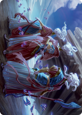 Guardians of Oboro Art Card [Kamigawa: Neon Dynasty Art Series] | Good Games Adelaide SA