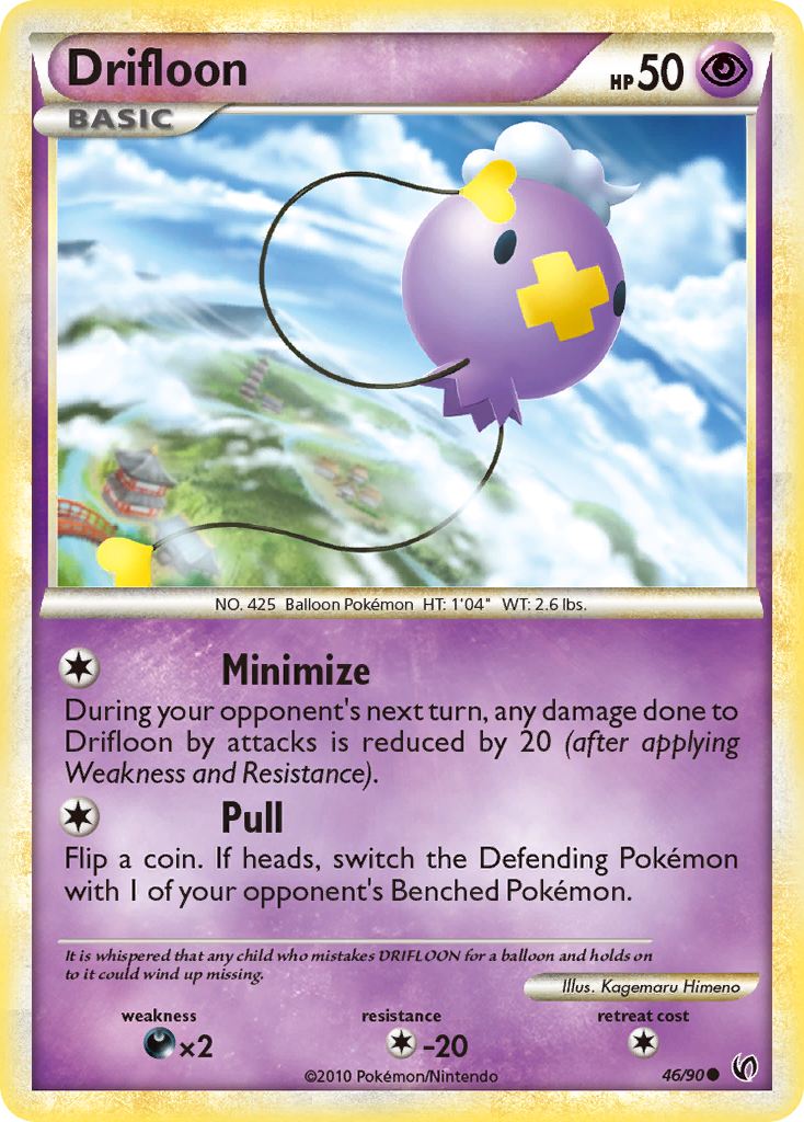 Drifloon (46/90) [HeartGold & SoulSilver: Undaunted] | Good Games Adelaide SA