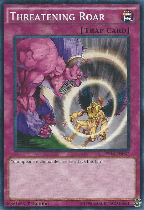 Threatening Roar [YS16-EN037] Common | Good Games Adelaide SA