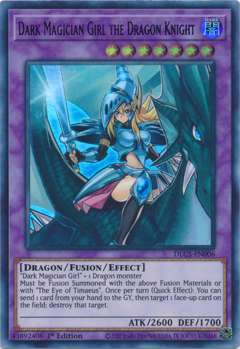 Dark Magician Girl the Dragon Knight (Purple) [DLCS-EN006] Ultra Rare | Good Games Adelaide SA