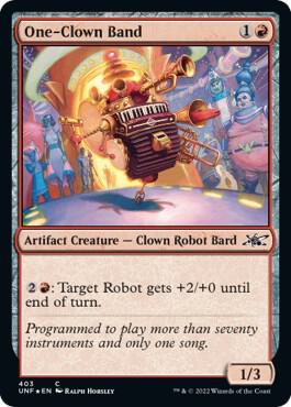 One Clown Band Galaxy Foil 403 (Unfinity)  - Foil | Good Games Adelaide SA