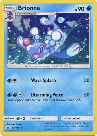 Brionne (40/149) (Cosmos Holo) [Sun & Moon: Base Set] | Good Games Adelaide SA