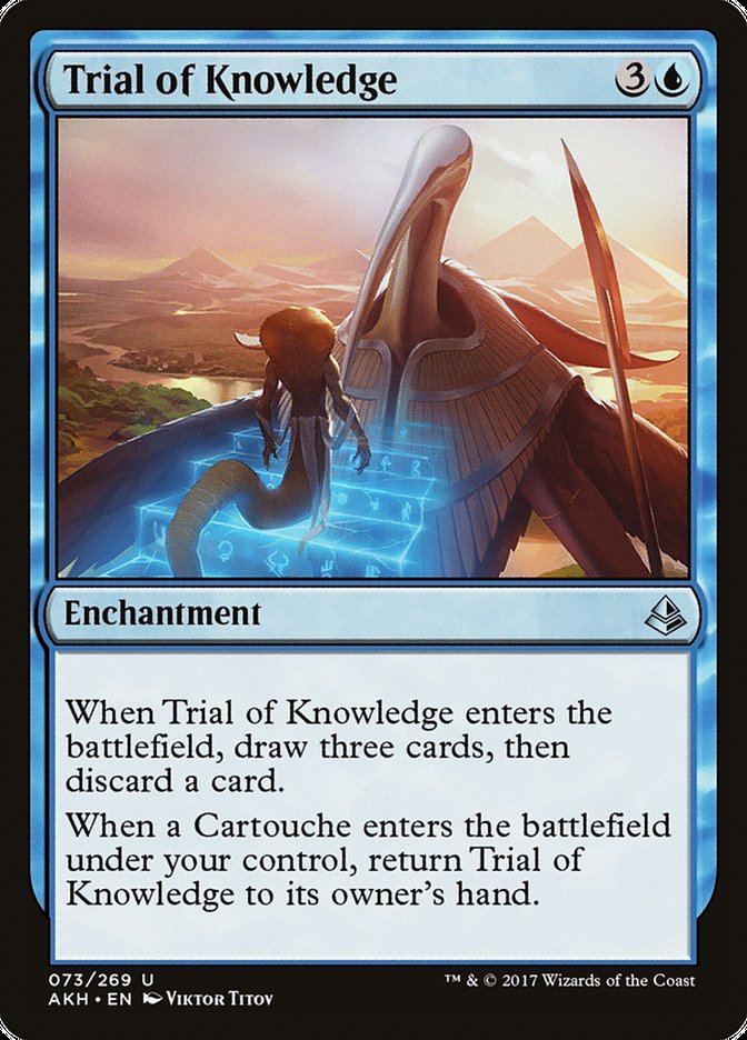 Trial of Knowledge 73 (Amonkhet)  - Foil | Good Games Adelaide SA