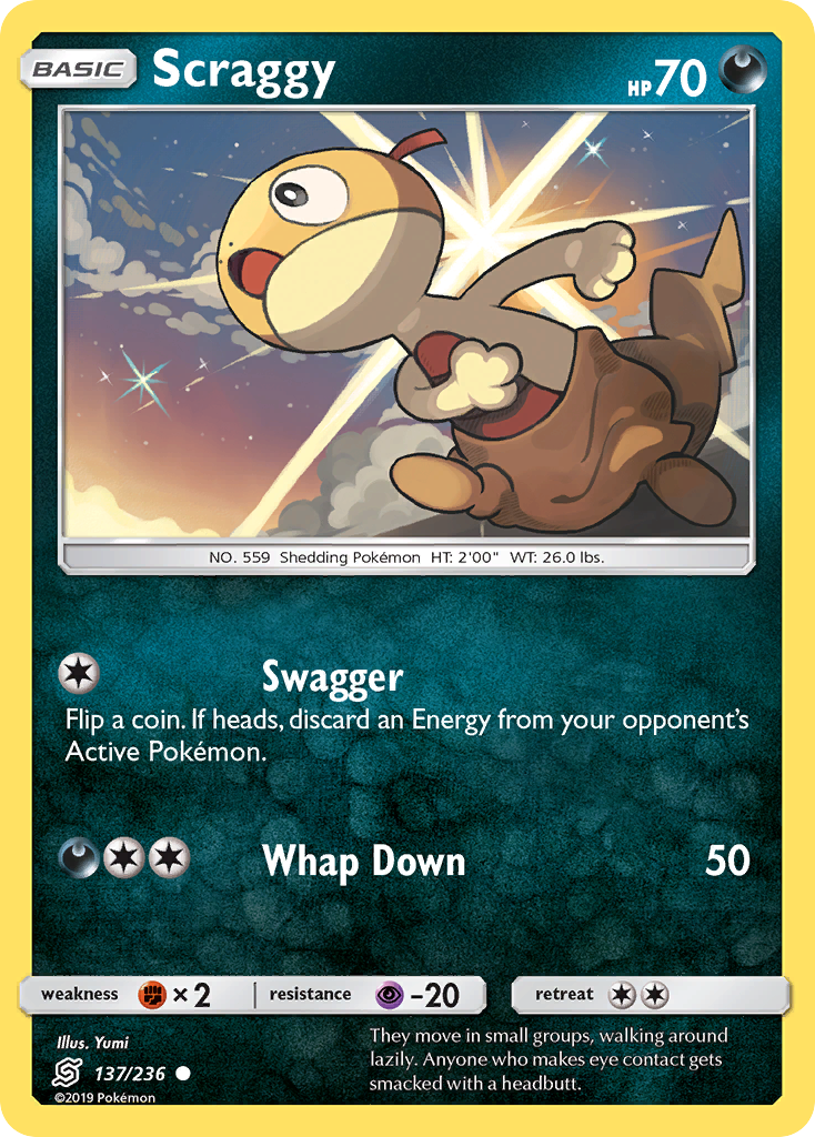 Scraggy (137/236) [Sun & Moon: Unified Minds] | Good Games Adelaide SA