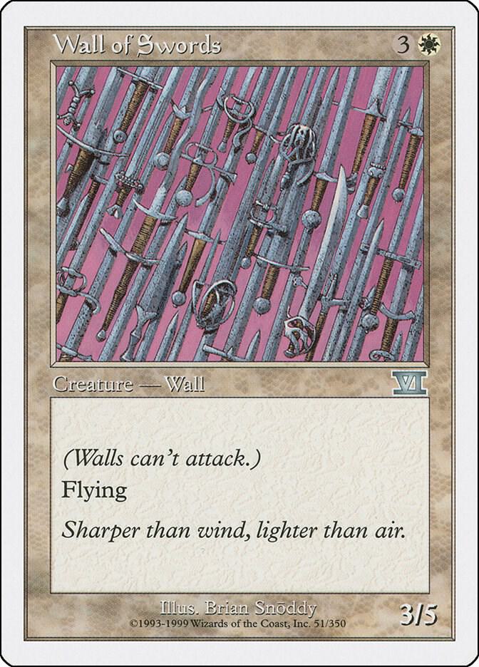Wall of Swords 51 (Classic Sixth Edition)  | Good Games Adelaide SA