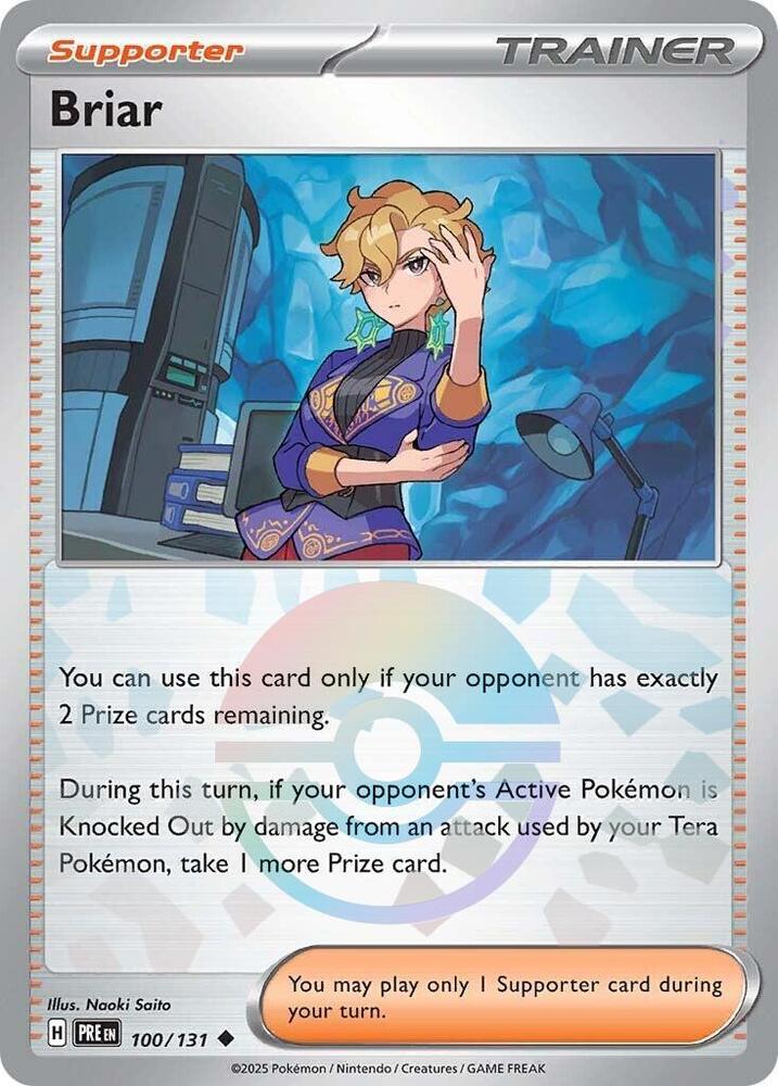 Briar (100/131) (Poke Ball Pattern) [Scarlet & Violet: Prismatic Evolutions] | Good Games Adelaide SA