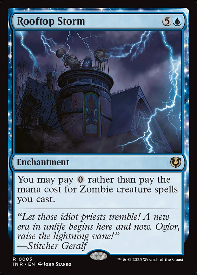 Rooftop Storm 83 (Innistrad Remastered)  - Foil | Good Games Adelaide SA