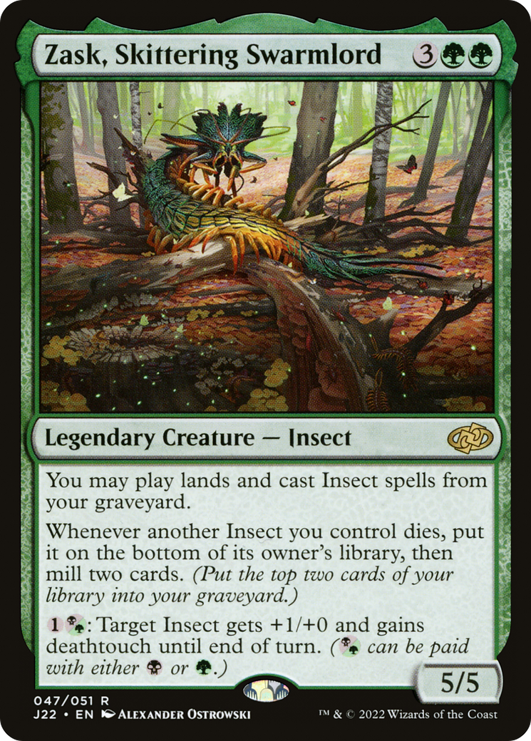 Zask, Skittering Swarmlord [Jumpstart 2022] | Good Games Adelaide SA