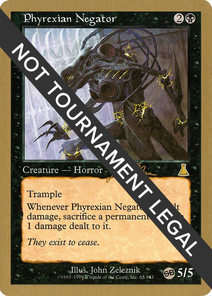 Phyrexian Negator 1999 Jakub Slemr UDS SB  (World Championship Decks)  | Good Games Adelaide SA
