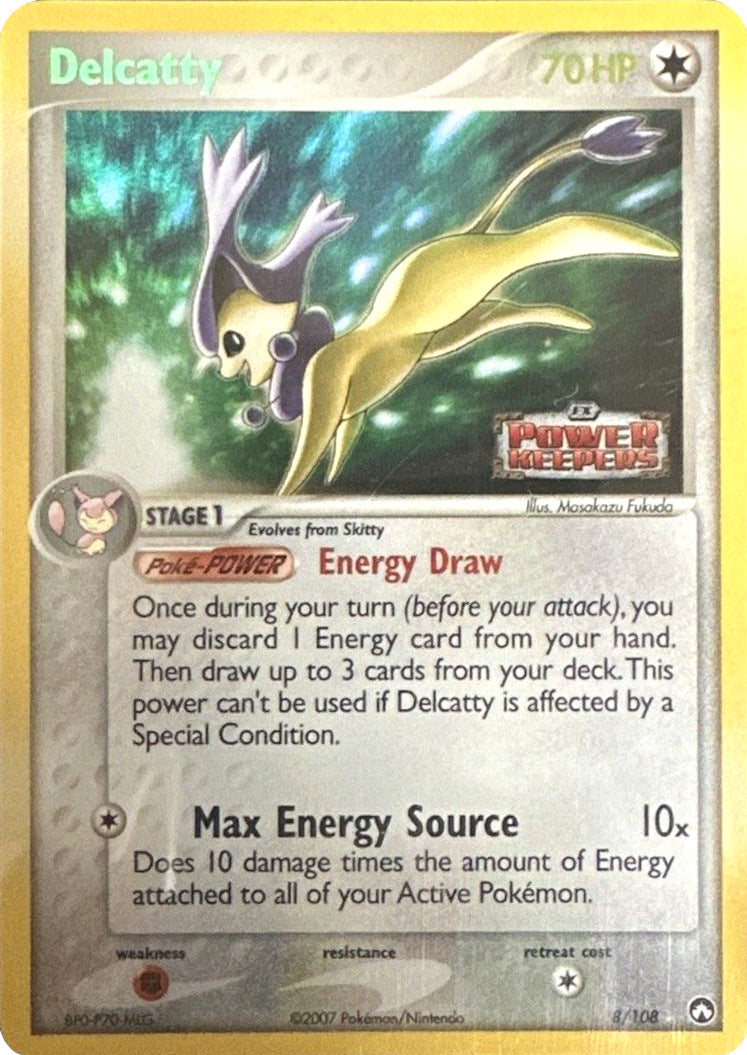 Delcatty (8/108) (Stamped) [EX: Power Keepers] | Good Games Adelaide SA