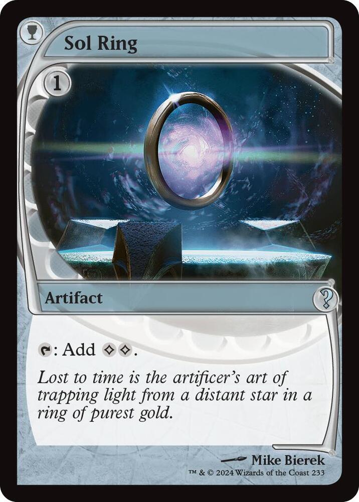 Sol Ring 233 (Mystery Booster 2)  - Foil | Good Games Adelaide SA