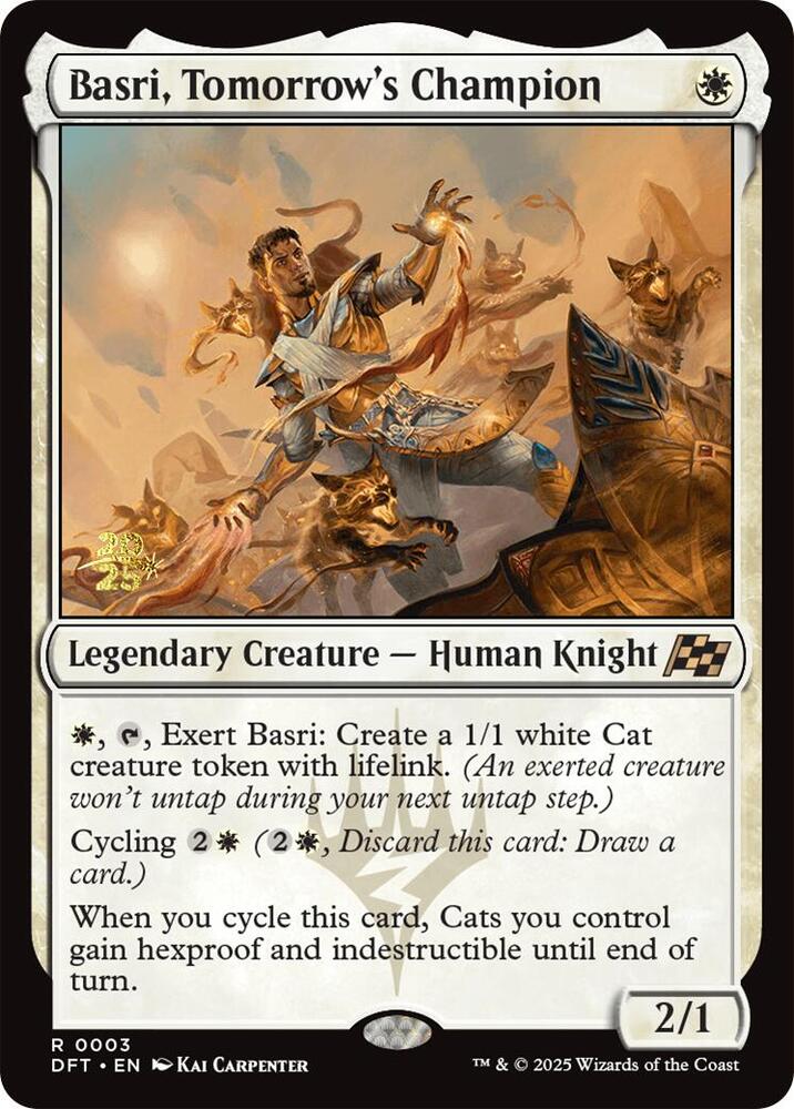 Basri Tomorrows Champion 3 (Prerelease Cards)  - Foil | Good Games Adelaide SA