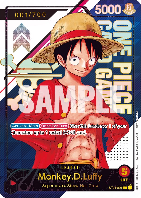 Monkey.D.Luffy (Serial Number) [One Piece Promotion Cards] | Good Games Adelaide SA
