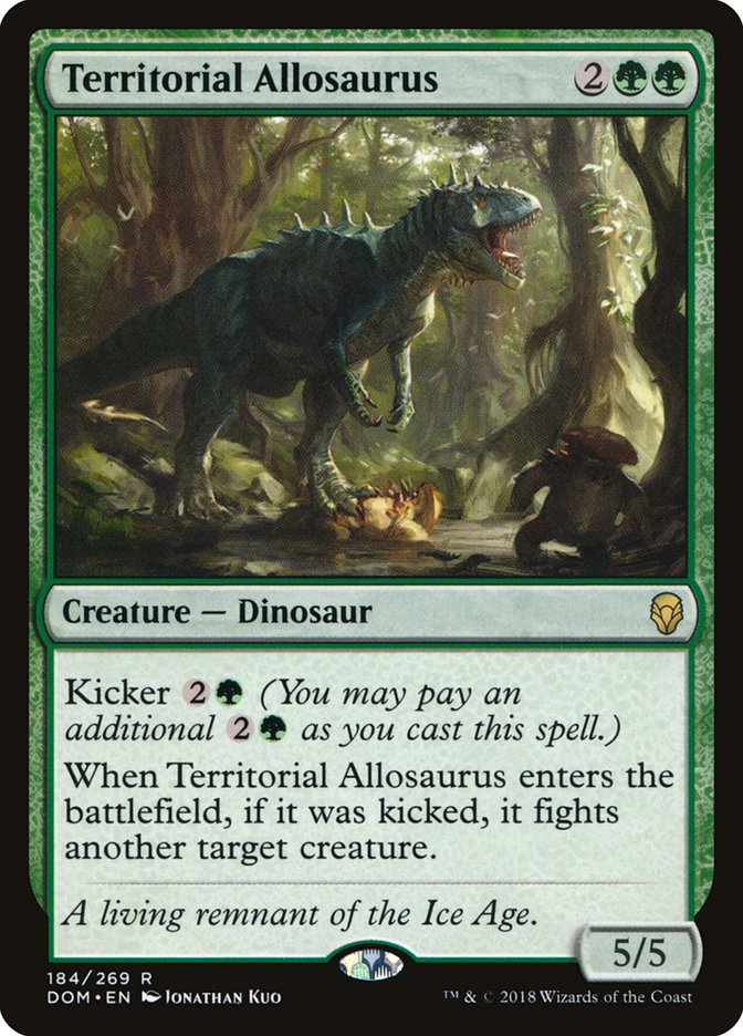 Territorial Allosaurus [Dominaria] | Good Games Adelaide SA