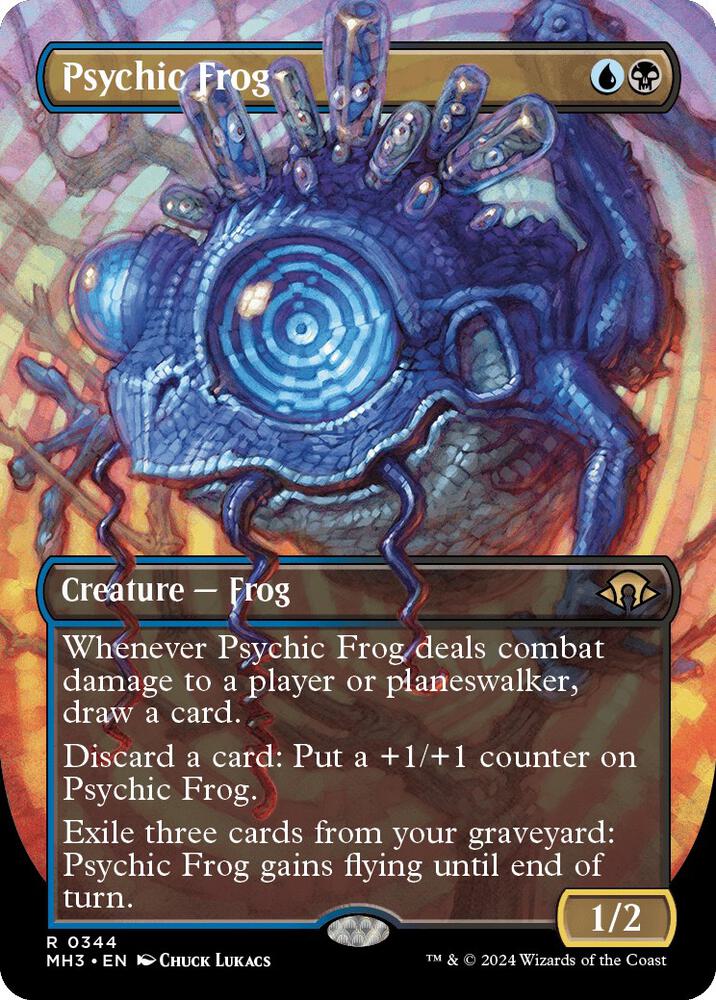 Psychic Frog 344/319 (Modern Horizons 3)  - Borderless | Good Games Adelaide SA