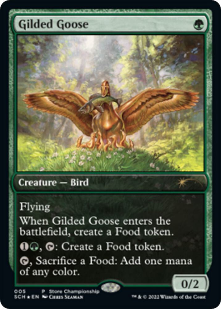Gilded Goose 5 (Game Day & Store Championship Promos)  - Full Art Foil | Good Games Adelaide SA
