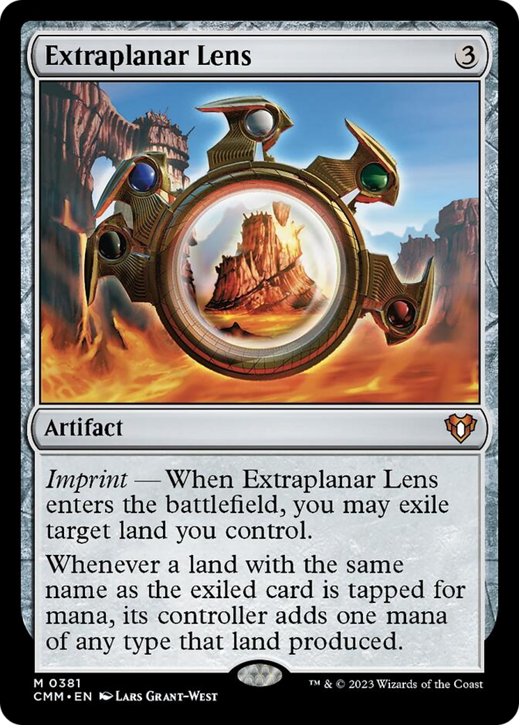 Extraplanar Lens [Commander Masters] | Good Games Adelaide SA