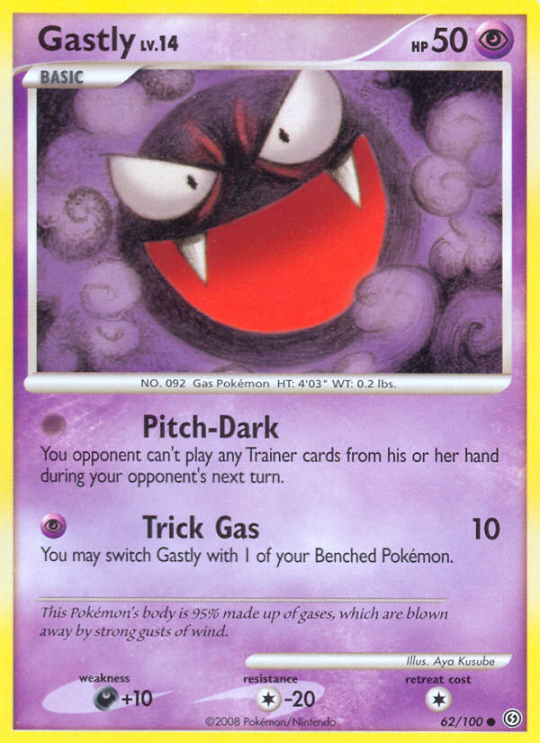 Gastly (62/100) [Diamond & Pearl: Stormfront] | Good Games Adelaide SA