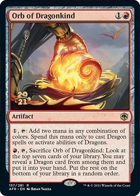 Orb of Dragonkind 157 (Prerelease Cards)  - Foil | Good Games Adelaide SA