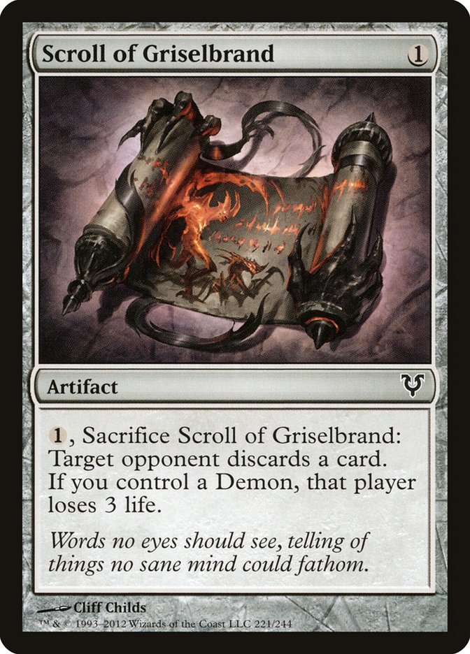 Scroll of Griselbrand 221 (Avacyn Restored)  - Foil | Good Games Adelaide SA