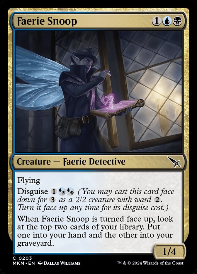 Faerie Snoop 203 (Murders at Karlov Manor)  - Foil | Good Games Adelaide SA