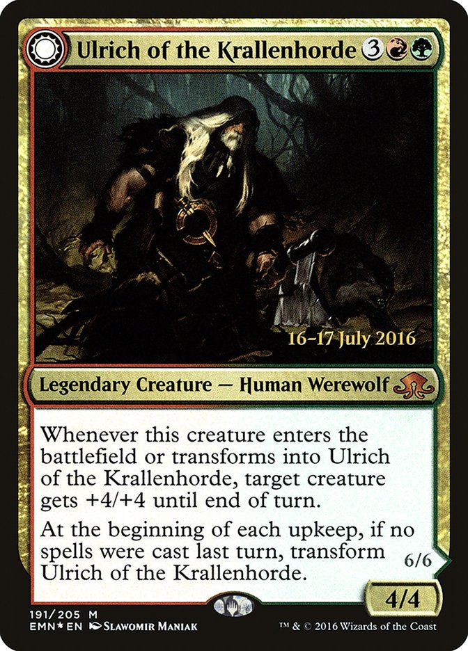 Ulrich of the Krallenhorde [Eldritch Moon Promos] | Good Games Adelaide SA