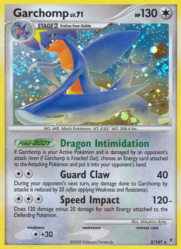 Garchomp (5/147) (Cracked Ice Holo) (Theme Deck Exclusive) [Platinum: Supreme Victors] | Good Games Adelaide SA
