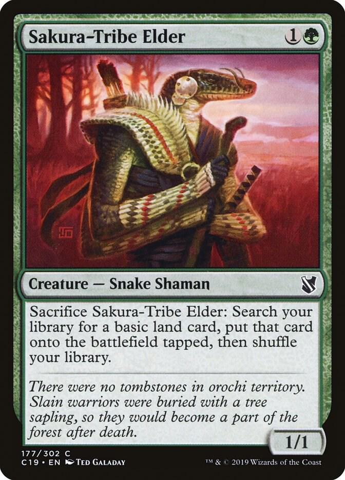 Sakura-Tribe Elder 177 (Commander 2019)  | Good Games Adelaide SA