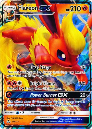 Flareon GX (SM171) (Jumbo Card) [Sun & Moon: Black Star Promos] | Good Games Adelaide SA