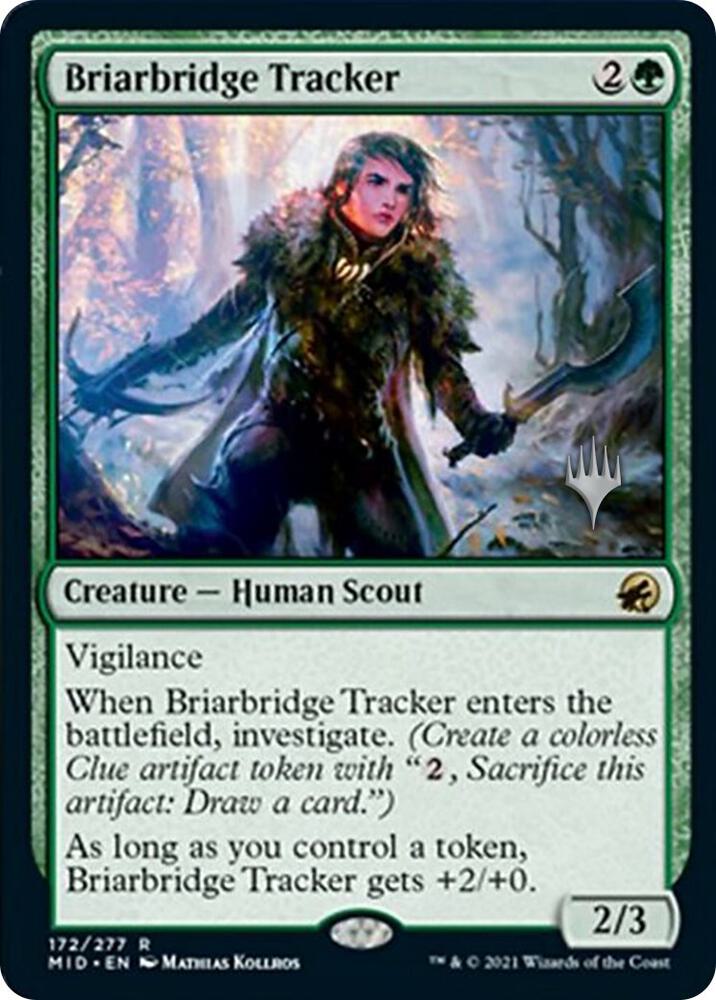 Briarbridge Tracker 172 (Promo Pack: Innistrad: Midnight Hunt)  - Foil | Good Games Adelaide SA