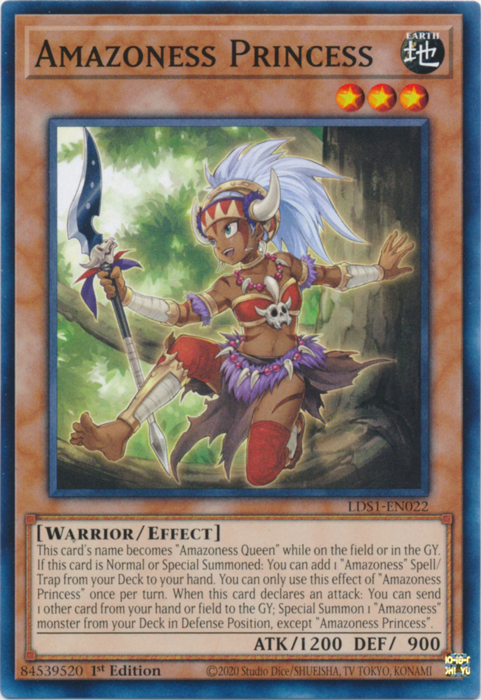 Amazoness Princess [LDS1-EN022] Common | Good Games Adelaide SA