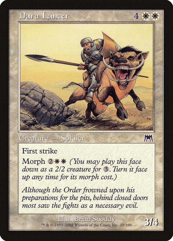 Daru Lancer 20 (Onslaught)  - Foil | Good Games Adelaide SA