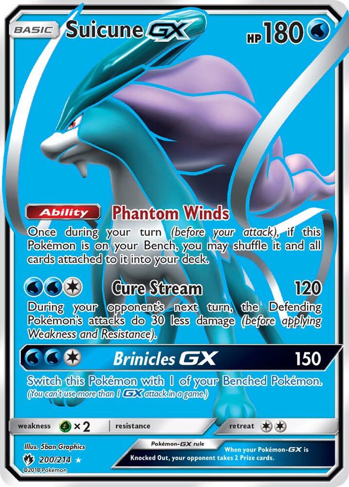 Suicune GX Full Art 200/214 (SM - Lost Thunder)  - Holofoil | Good Games Adelaide SA