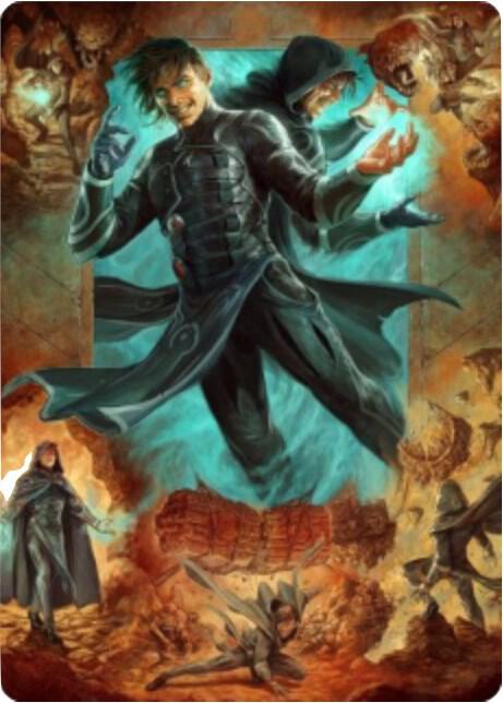 Jace Mirror Mage Art Card 2 81 2 (Art Series: Zendikar Rising)  | Good Games Adelaide SA