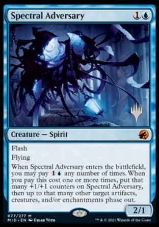Spectral Adversary (Promo Pack) [Innistrad: Midnight Hunt Promos] | Good Games Adelaide SA