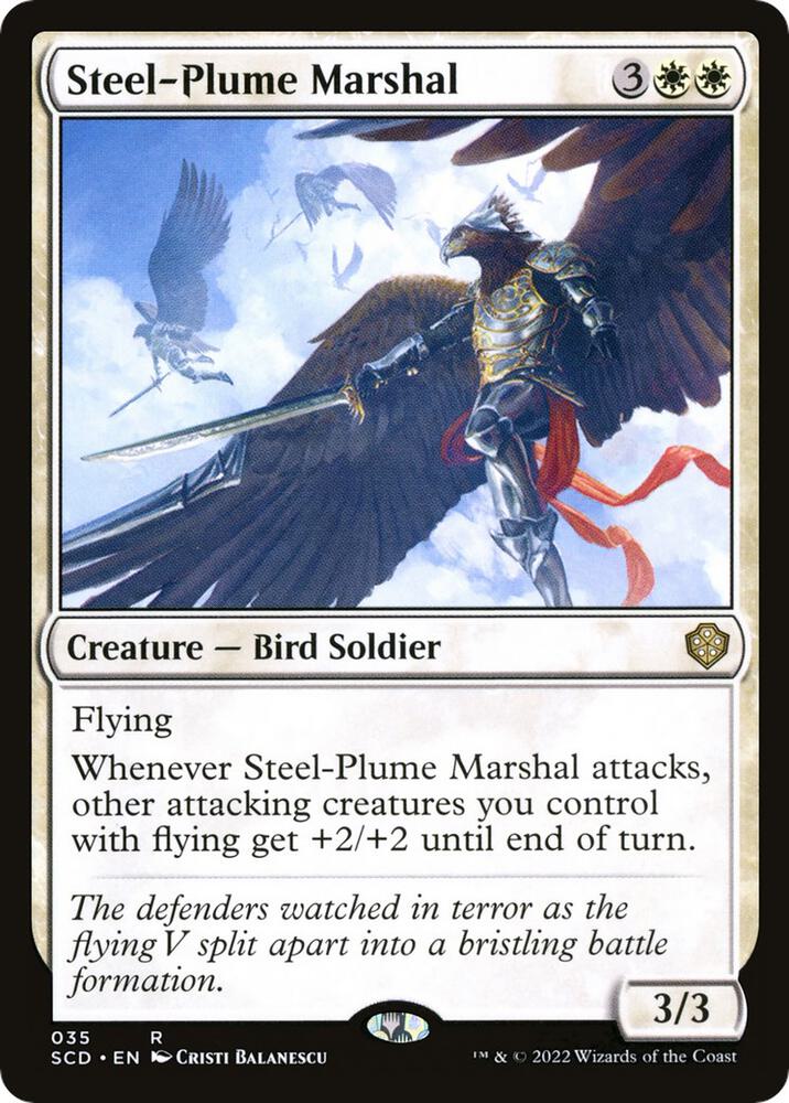 Steel-Plume Marshal 35 (Starter Commander Decks)  | Good Games Adelaide SA