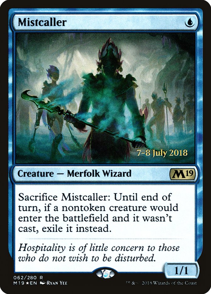 Mistcaller  [Core Set 2019 Prerelease Promos] | Good Games Adelaide SA