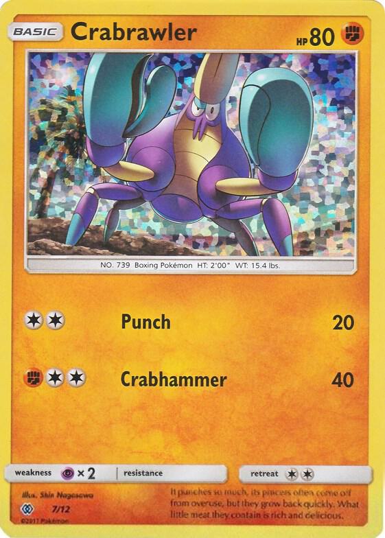 Crabrawler 007/012 (McDonald's Promos 2017)  - Holofoil | Good Games Adelaide SA