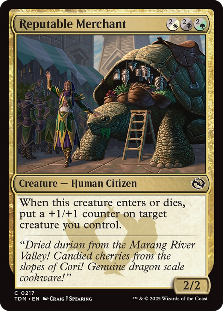 Reputable Merchant [Tarkir: Dragonstorm] | Good Games Adelaide SA