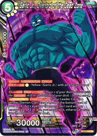 Garlic Jr., Overlord of the Dead Zone [BT11-104] | Good Games Adelaide SA