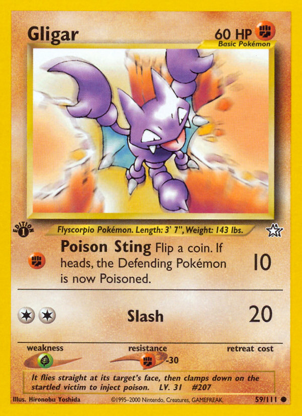 Gligar (59/111) [Neo Genesis 1st Edition] | Good Games Adelaide SA