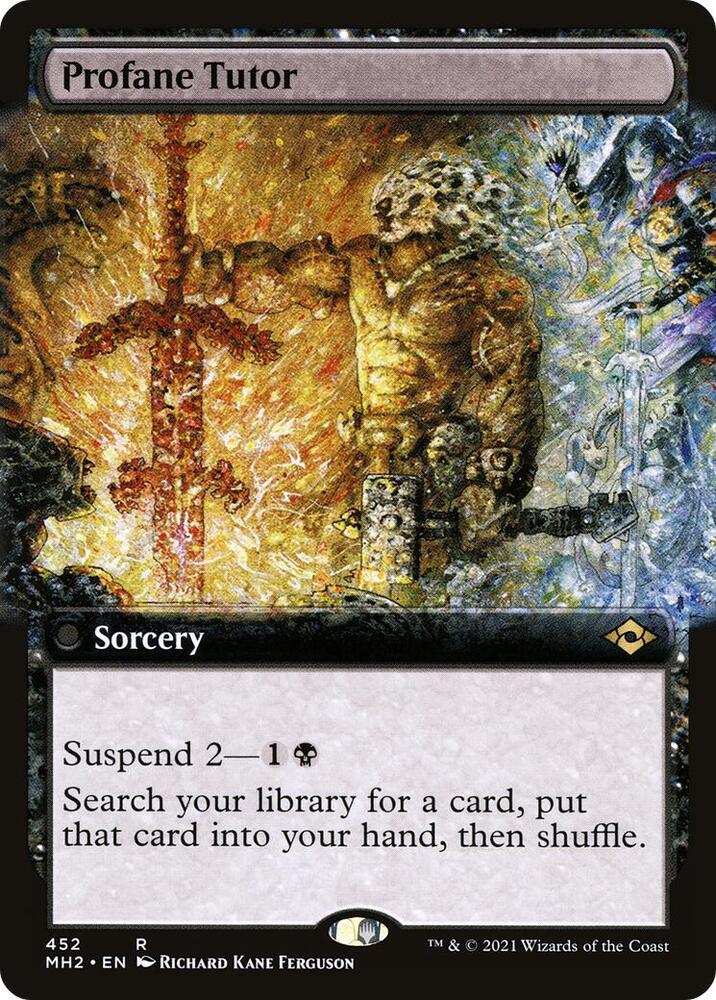 Profane Tutor Extended Art 452 (Modern Horizons 2)  | Good Games Adelaide SA