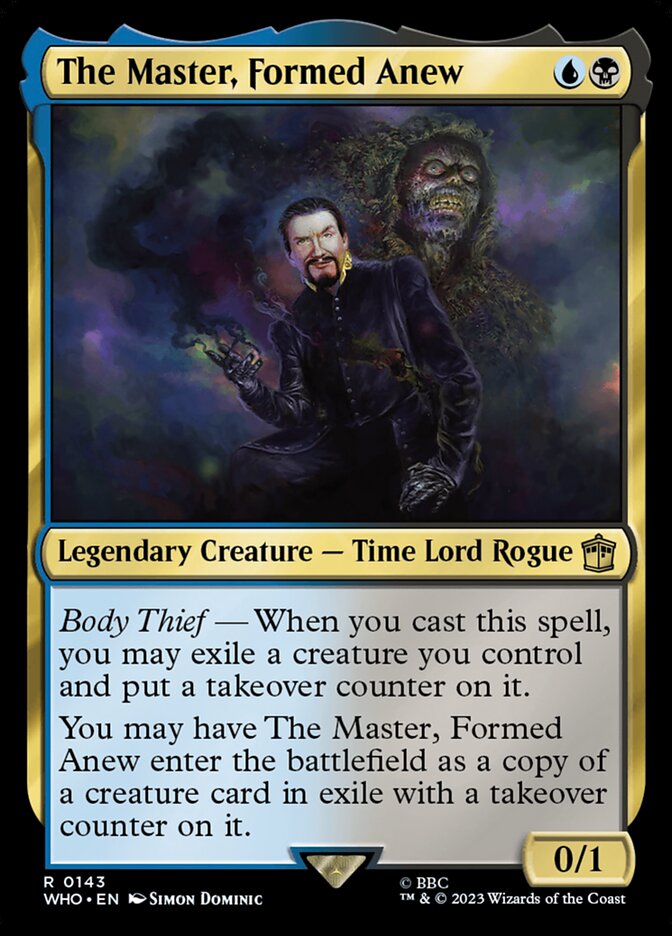 The Master, Formed Anew 143 (Universes Beyond: Doctor Who)  | Good Games Adelaide SA
