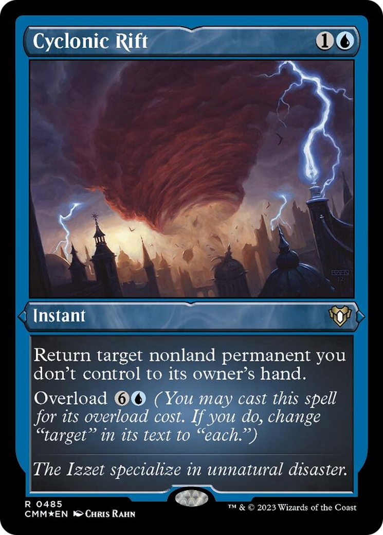 Cyclonic Rift (Foil Etched) [Commander Masters] | Good Games Adelaide SA