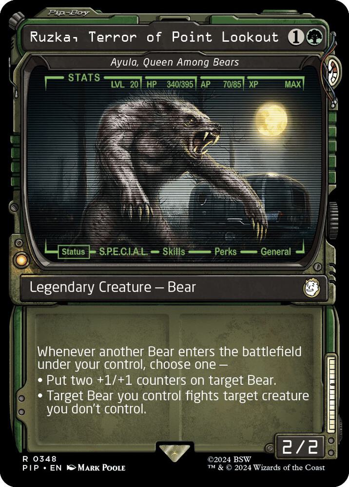 Ruzka Terror of Point Lookout Ayula Queen Among Bears 348 (Universes Beyond: Fallout)  | Good Games Adelaide SA