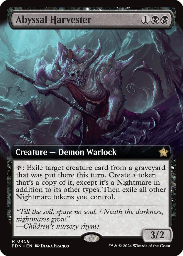 Abyssal Harvester 458 (Foundations)  - Foil | Good Games Adelaide SA