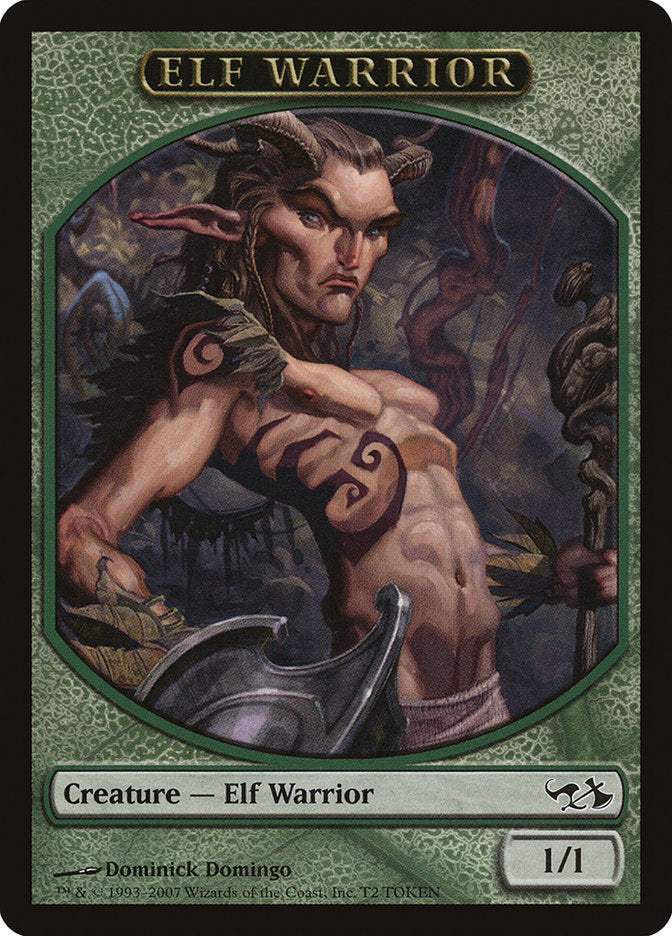Elf Warrior Token [Duel Decks: Elves vs. Goblins Tokens] | Good Games Adelaide SA